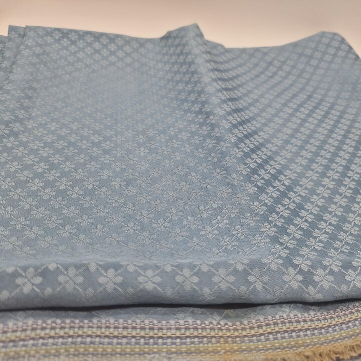 Zestaw Tkanin Adamaszek z Walencji Vintage, 4 Sztuki Brokatu, Motywy Kwiatowe Włókna Naturalne, Szerokość 135cm, Tkaniny Zielone