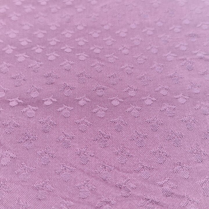 Corte de Tecido Jacquard Vintage Espanhol, Mistura de Seda e Viscose, 350x135 cm, Têxtil Bordô para Estofamento e Costura de Lux