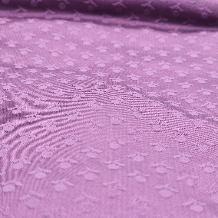Corte de Tecido Jacquard Vintage Espanhol, Mistura de Seda e Viscose, 350x135 cm, Têxtil Bordô para Estofamento e Costura de Lux