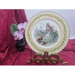 Talerz Kolekcjonerski Villeroy & Boch Spirit of the Flowers Rose Nr 6 Grandville Porcelana 20 cm
