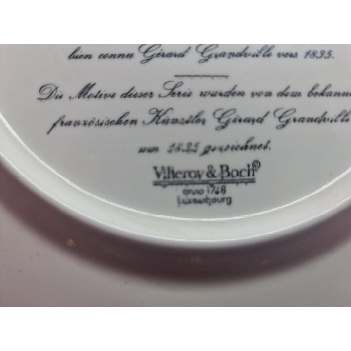 Talerz Kolekcjonerski Villeroy & Boch Spirit of the Flowers Rose Nr 6 Grandville Porcelana 20 cm