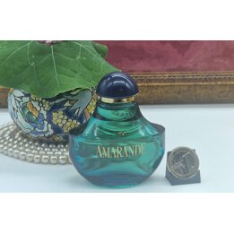 Amarande Myrurgia 1990s Vintage Perfume, Discontinued Rare Fragrance 50ml (1.7 oz), Collectible Blue Glass Bottle made in Spain