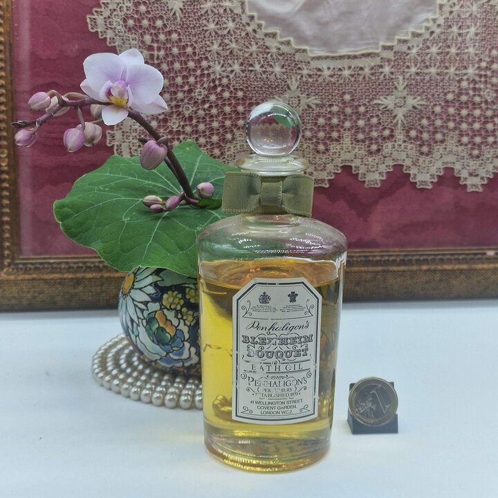 Винтажное масло для ванны, Penhaligon's Blenheim Bouquet, аптекарский флакон 200 мл, редкий лондонский раритет 1990-х годов
