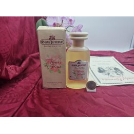 Perfume Vintage Eau Jeune Fleur a Fleur Eau de Toilette 100 ml 3.4 oz, Caixa Original, Fragrancia Floral Anos 80 90