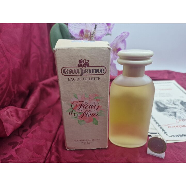 Vintage Parfum Eau Jeune Fleur a Fleur Eau de Toilette 100 ml, Originele Doos, Florale Geur Jaren 80 90