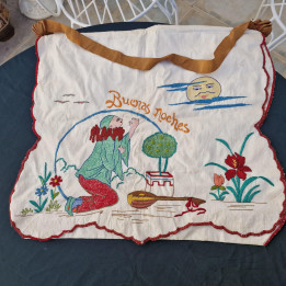 Borsa per Lingerie d'Epoca Ricamata a Mano 1900-1910