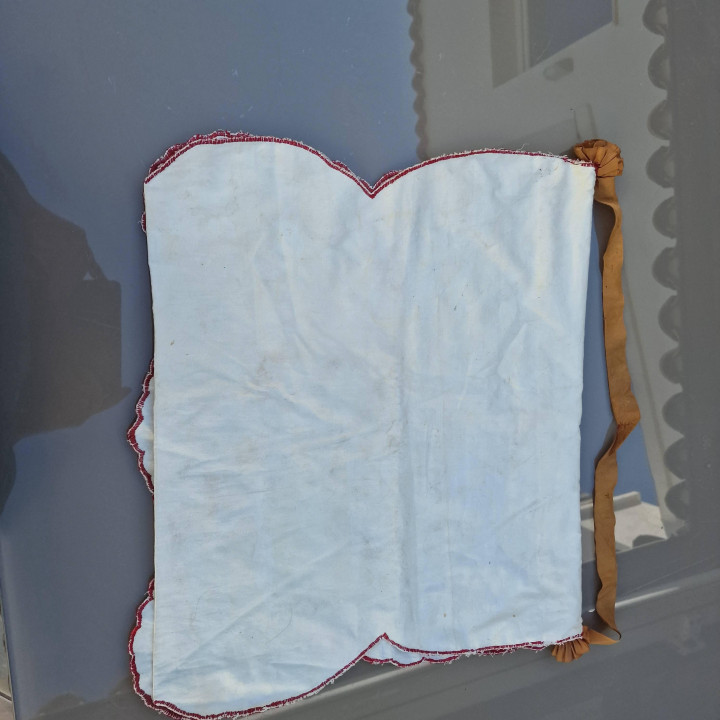Bolsa de Lingerie Antiga Bordada à Mão 1900-1910