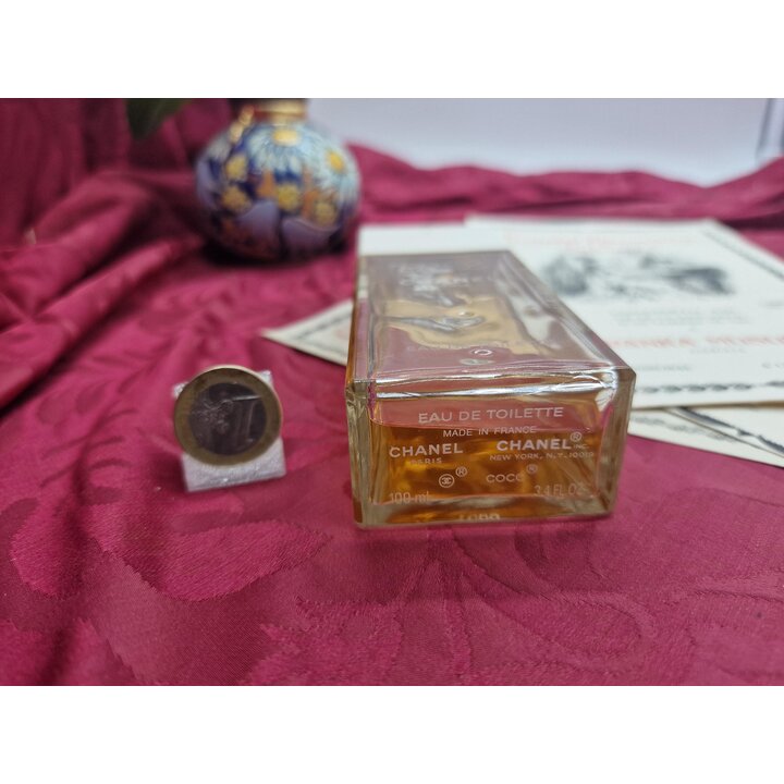 Boccetta Chanel Coco Mademoiselle Eau de Toilette 100ml Parziale Vintage Profumo