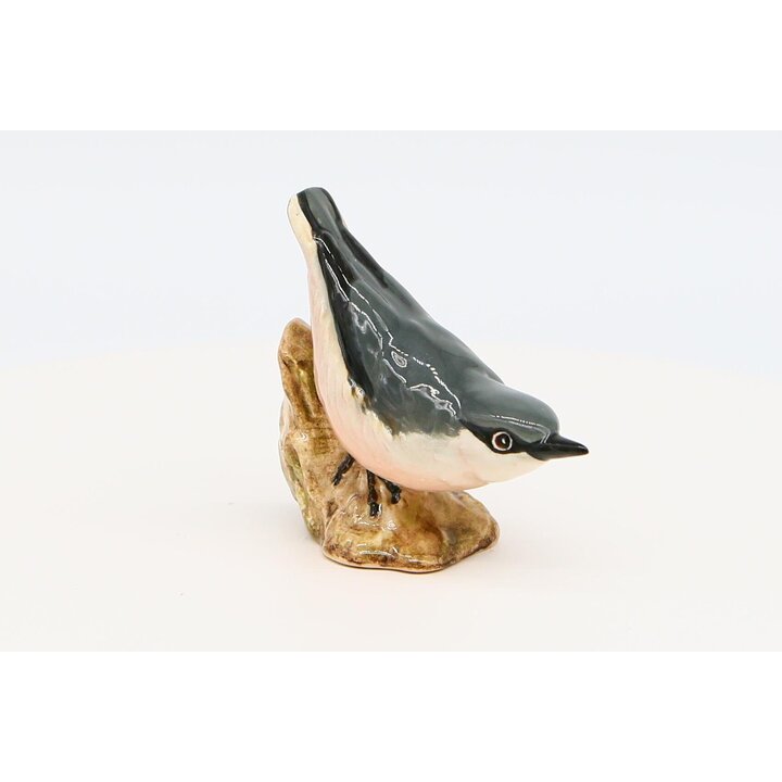 Статуэтка Поползень Beswick 2413, Английский Фарфоровый Пернатый Друг Ручной Работы Альберт Халлам, Винтажный Фарфор 1970х Годов