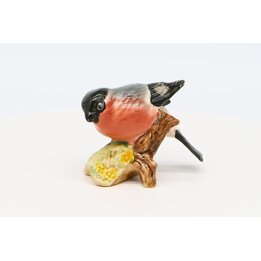 Фарфоровая фигурка снегирь Beswick Англия 1042, расписанная вручную керамическая статуэтка птицы, винтаж середины двадцатого век