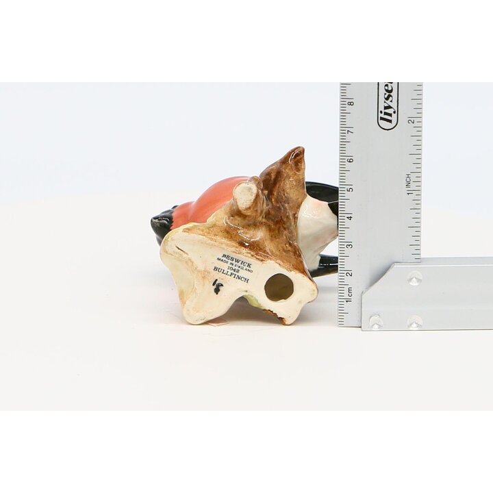 Фарфоровая фигурка снегирь Beswick Англия 1042, расписанная вручную керамическая статуэтка птицы, винтаж середины двадцатого век