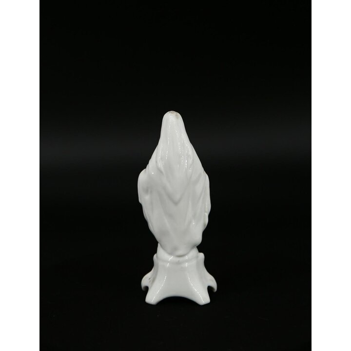 Estátua da Virgem Maria em Porcelana Dourada - Século XIX - 17 cm