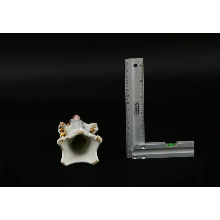 19世紀 聖母マリア 磁器像 金彩 - 17 cm アンティーク