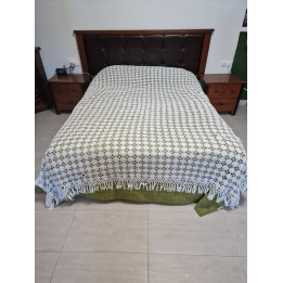 Colcha de Renda Artesanal 1930 | Feito à Mão Vintage