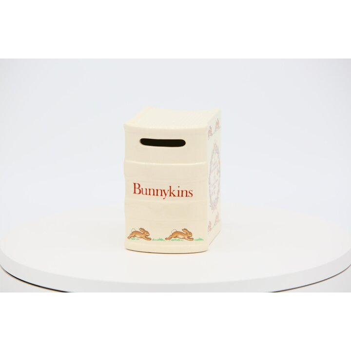Hucha Bunnykins Royal Doulton 1982 Nacimiento Príncipe William - Libro de Porcelana Conmemorativo