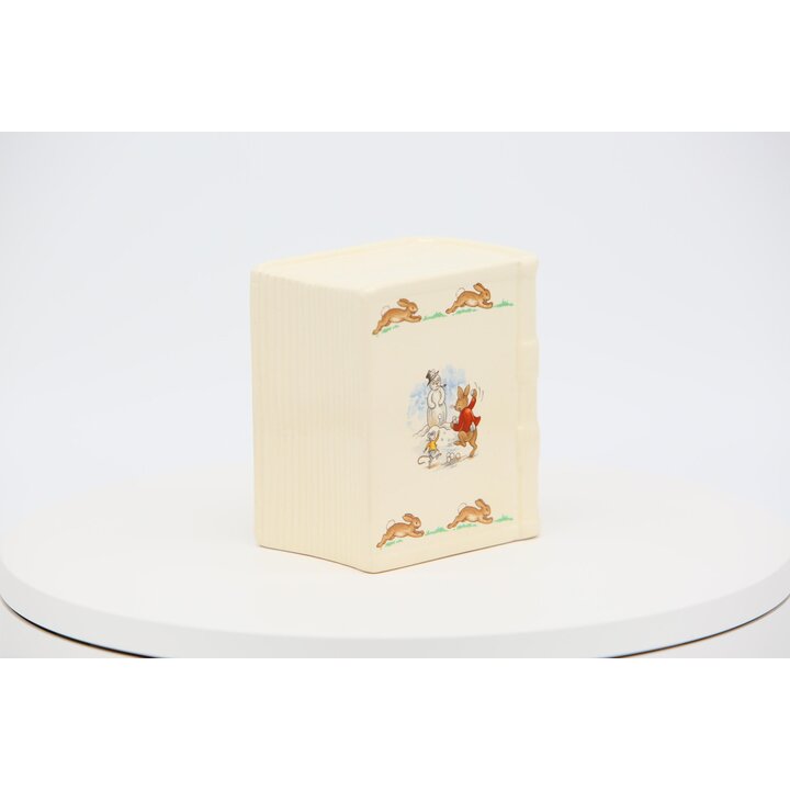 Hucha Bunnykins Royal Doulton 1982 Nacimiento Príncipe William - Libro de Porcelana Conmemorativo