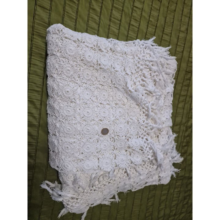 Colcha de Encaje Artesanal 1930 | Ganchillo Hecho a Mano