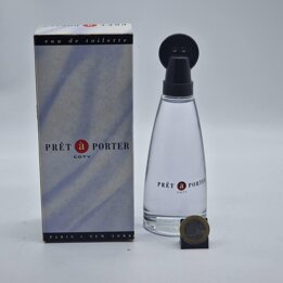 Perfume Vintage Coty Pret a Porter, Eau de Toilette 100ml con Caja, Fragancia Floral Citrica de los Años 90 Hecho en España, Col