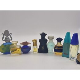 Vintage Perfume Miniatures, Collectible Fragrance Bottles, Blumarine, Byblos, Samba, Albin du Roy, 2ml to 7.5ml Vials, 1980s and