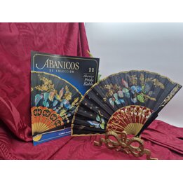 コレクターズ 扇子 冊子付き デアゴスティーニ Abanicos de Coleccion No 11 フリーダ カーロ ビンテージ 木 木製 漆調