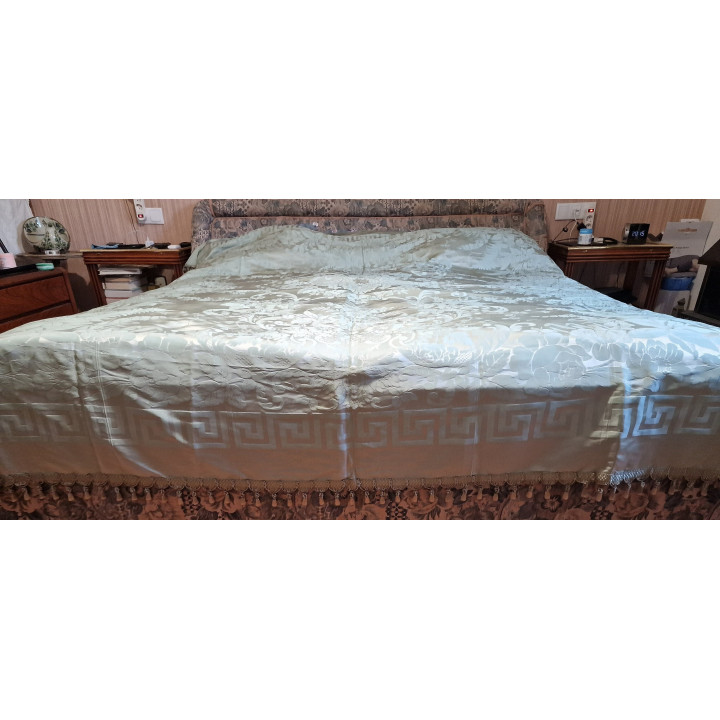 Colcha Jacquard Damasco Española S. XX | Alta Gama