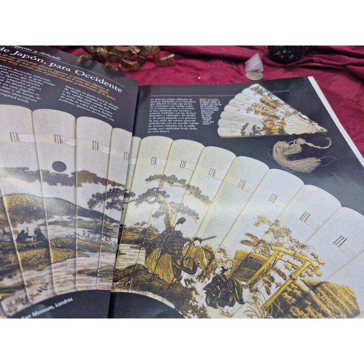 シャーロット ブロンテ コレクション 扇子 33号, デアゴスティーニ 2003年 木製 彫刻 扇子 雑誌 ブロシュア セット