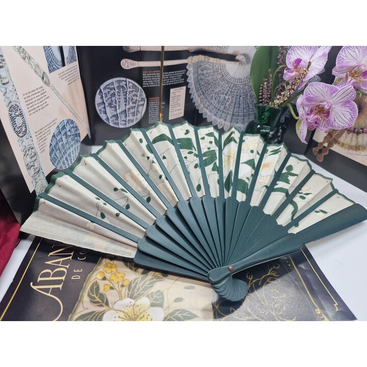 Ventaglio Folding Fan, Planeta DeAgostini Abanicos de Colección N 28 Gran Duquesa Olga, Set Fascicolo Rivista 2003