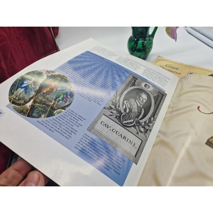 Handfächer Klappfächer, Planeta DeAgostini Abanicos de Colección Nr 28 Gran Duquesa Olga Set, Vintage Magazin 2003