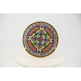 Assiette Décorative CEARCO - Céramique de Séville - Or 24K et Émaux