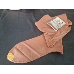 Vintage Kousen Medias Froya Jaren 50 Katoen Bruin Ongedragen met Doos Maat 8.5