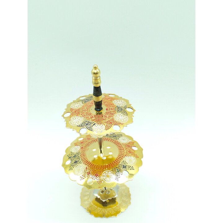 Juego Vintage de 12 Mini Brochetas Toledo con Soporte de Mesa | Pinchos para Aperitivos con Diseño de Espada | Utensilios de Bar