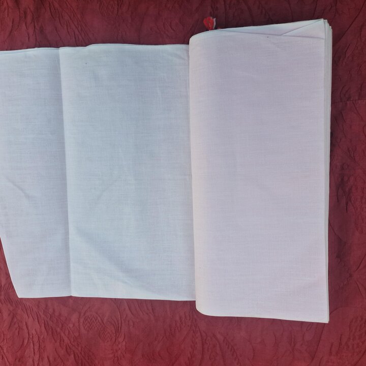 Vintage Spanischer Baumwollstoff Bolzen, Rosa Holanda Crisol Barcelona Textil von Victor Ferro Miguez, 20 Meter Feiner Nähstoff
