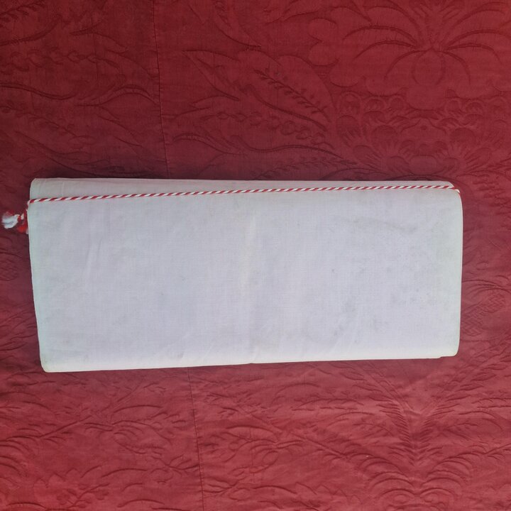 Vintage Spanischer Baumwollstoff Bolzen, Rosa Holanda Crisol Barcelona Textil von Victor Ferro Miguez, 20 Meter Feiner Nähstoff