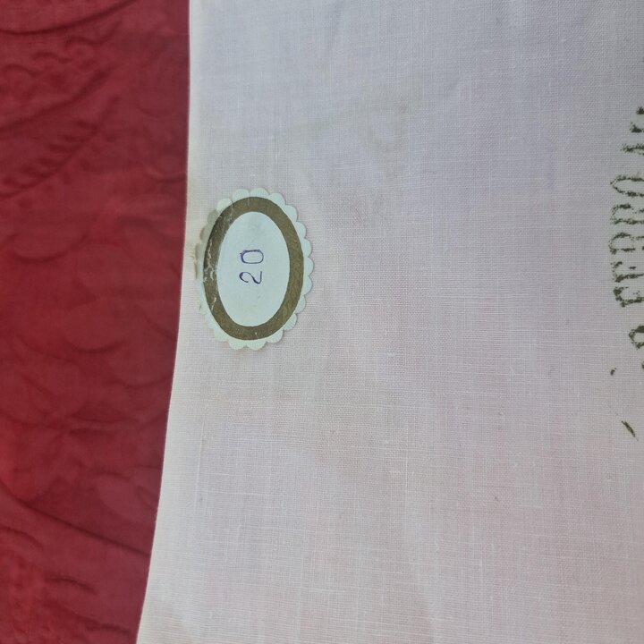 Vintage Spanischer Baumwollstoff Bolzen, Rosa Holanda Crisol Barcelona Textil von Victor Ferro Miguez, 20 Meter Feiner Nähstoff