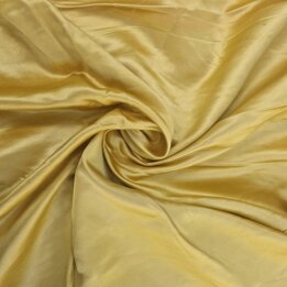 1950s Valencia Satin Fabric, Solid Golden Silk Viscose Cotton Blend Textile, 120 x 200 cm Craft Yardage, Spanish Haute Couture