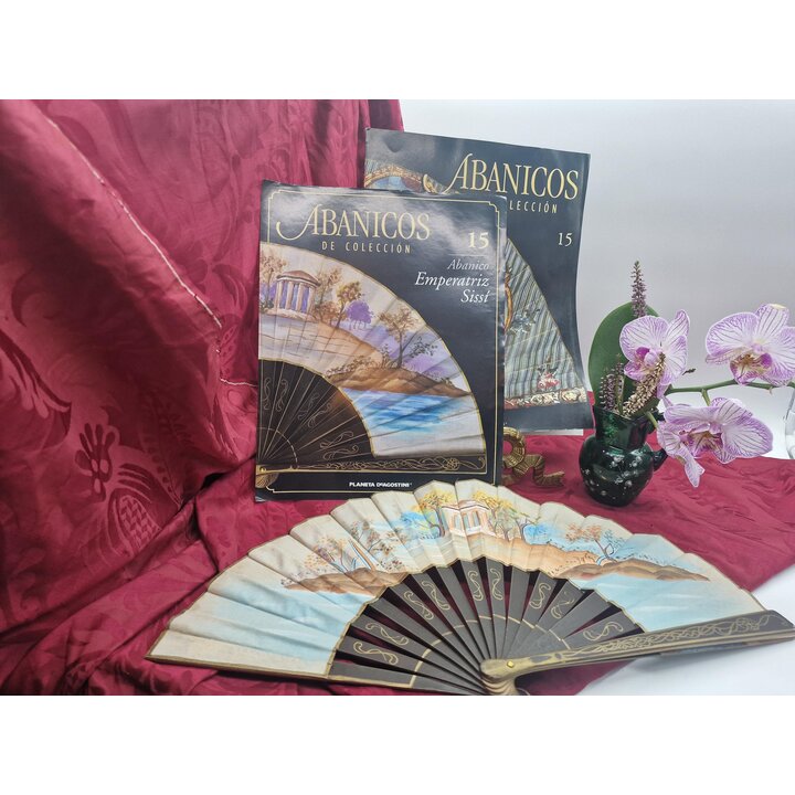 Hand Fan Empress Sissi Planeta DeAgostini Issue 15 Collectible Hand Fan and Fascicle Set