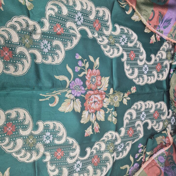 Valenciaanse Jacquard Zijdemix Stofstukken voor Ambacht