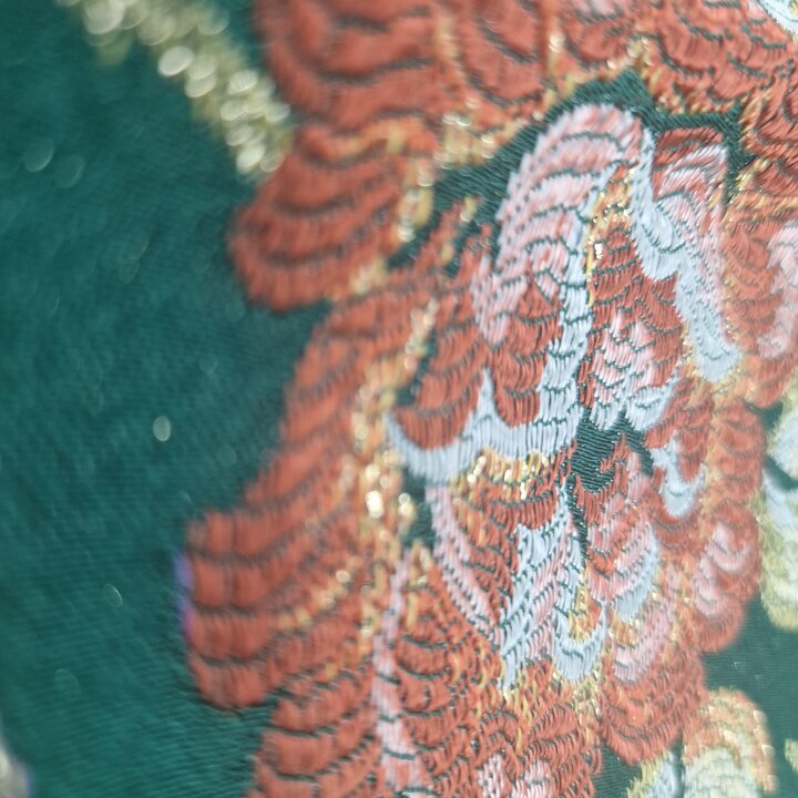 Valencianische Jacquard Seidenmischung Stoffstücke für Handwerk