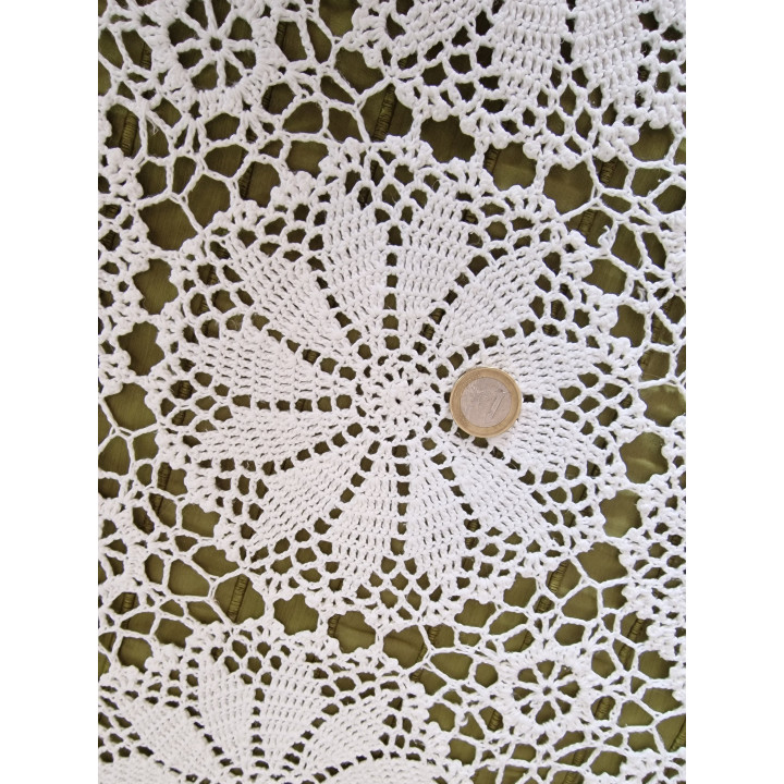 Antyczna Kapa Szydełkowa lata 30. — 250x270 cm