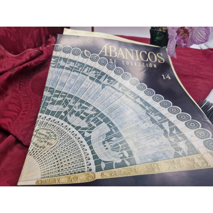 Handfaecher Klappfaecher, Planeta DeAgostini Abanicos de Coleccion 14 Koenigin Victoria, Set mit Magazin und Broschuere 2003