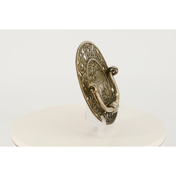 Vintage Brass Elephant Door Knocker, Made in Indonesia 1970s