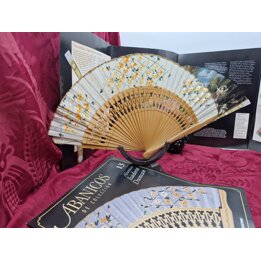 Spanischer Fächer Dekofächer Planeta DeAgostini Abanicos Nr 13 Isadora Duncan Set mit Magazin und Broschüre Sammlerstück 2000er