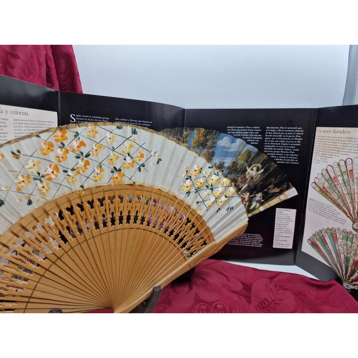 Spanischer Fächer Dekofächer Planeta DeAgostini Abanicos Nr 13 Isadora Duncan Set mit Magazin und Broschüre Sammlerstück 2000er