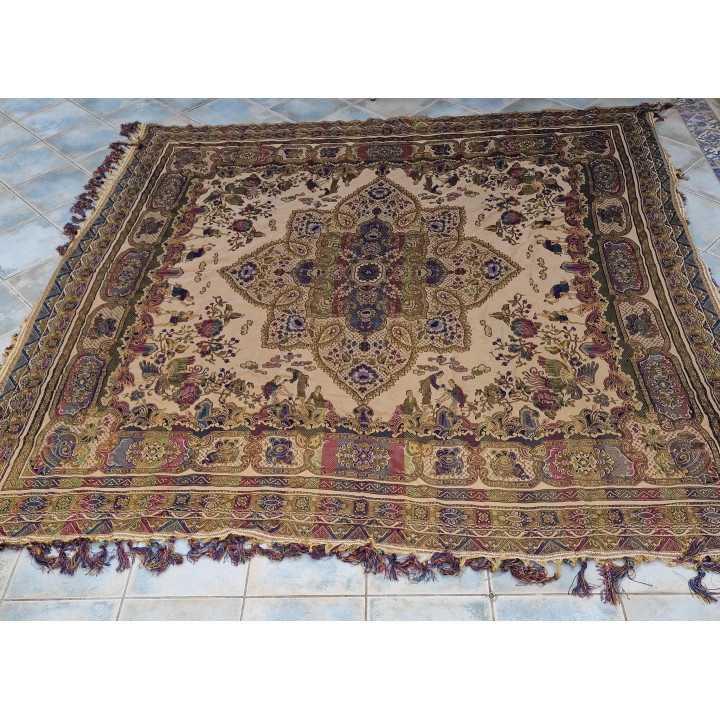 Colcha Jacquard Chinoiserie Belle Époque (1900) | Textil Histórico