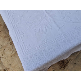 Colcha Jacquard de Algodón Antigua 1900-1909