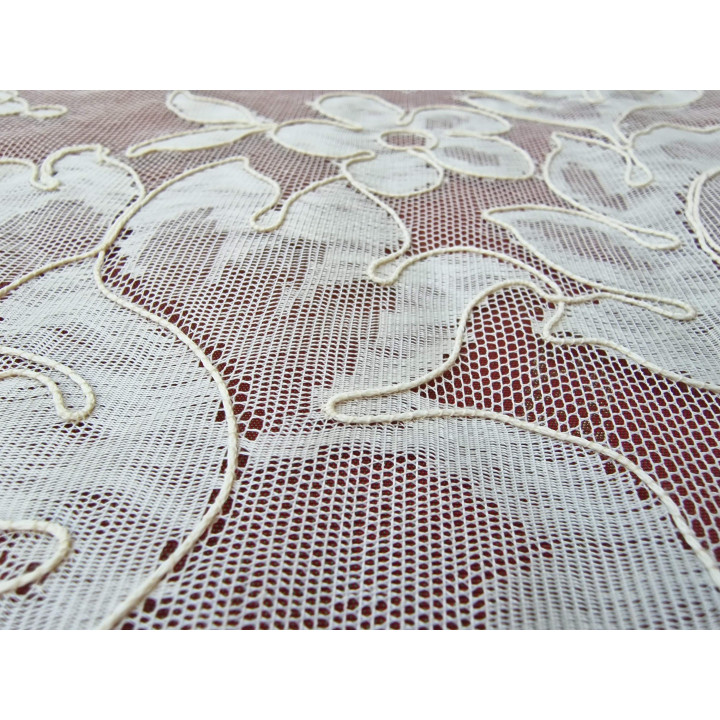Colcha vintage de renda anos 60, 280x240 cm