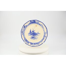 Royal Doulton Norfolk Plate - English Earthenware - Dutch Scene - c. 1912