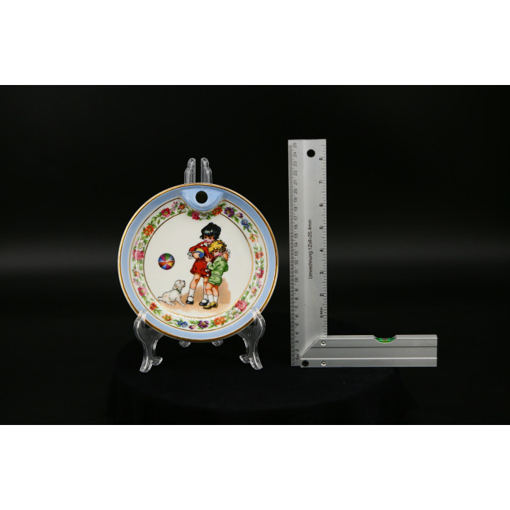 Plato Calefactor de Porcelana de Limoges Ribes - Años 70