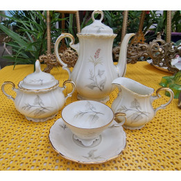 Vintage Edelstein Bavaria Coffee Set - 1970s Porcelain