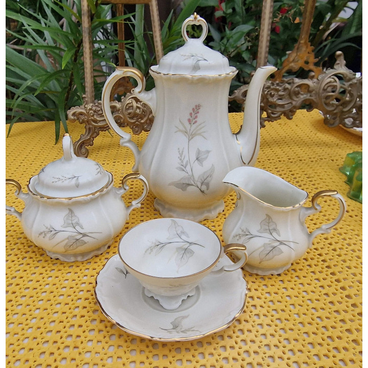 Juego de Café Edelstein Bavaria - Porcelana Años 70
